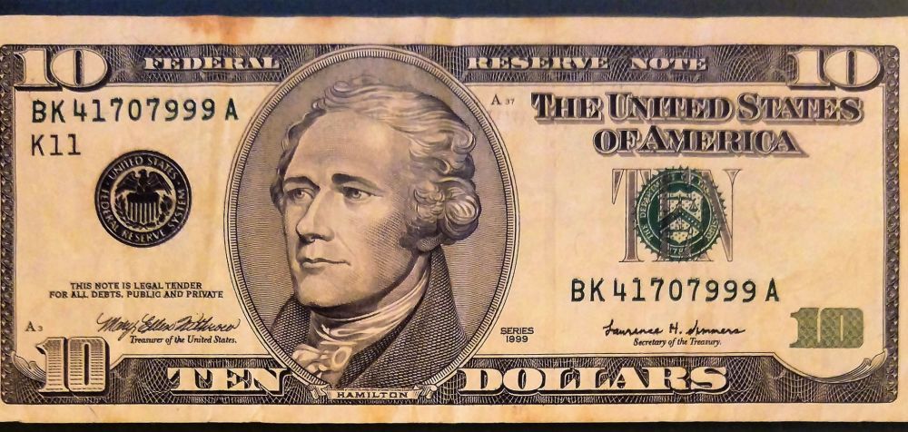 Series-1999-$10-Is-This-An-Error?-Ink-On-Serial-Numbers